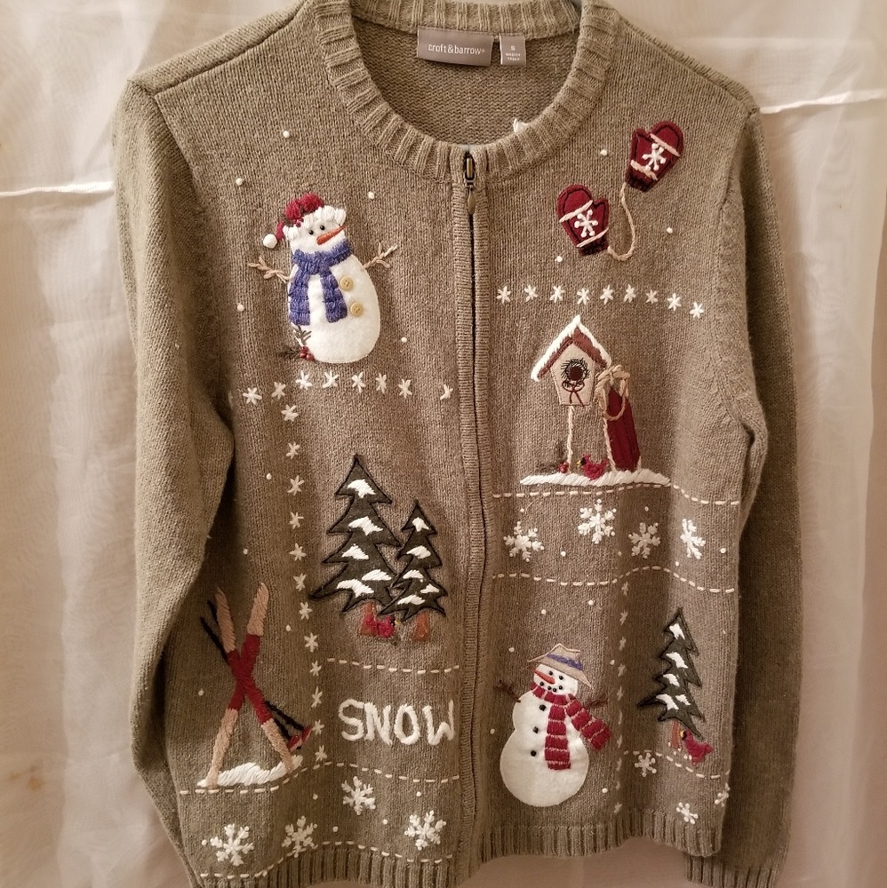 Croft & Barrow zip up sweater